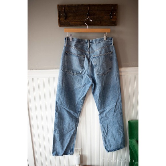 AGOLDE 90's PINCH WAIST JEANS SIZE 30 RIPPED NEW - Picture 6 of 6